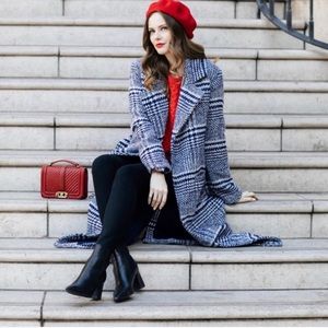 Lovers + Friends Plaid Coat Sz S